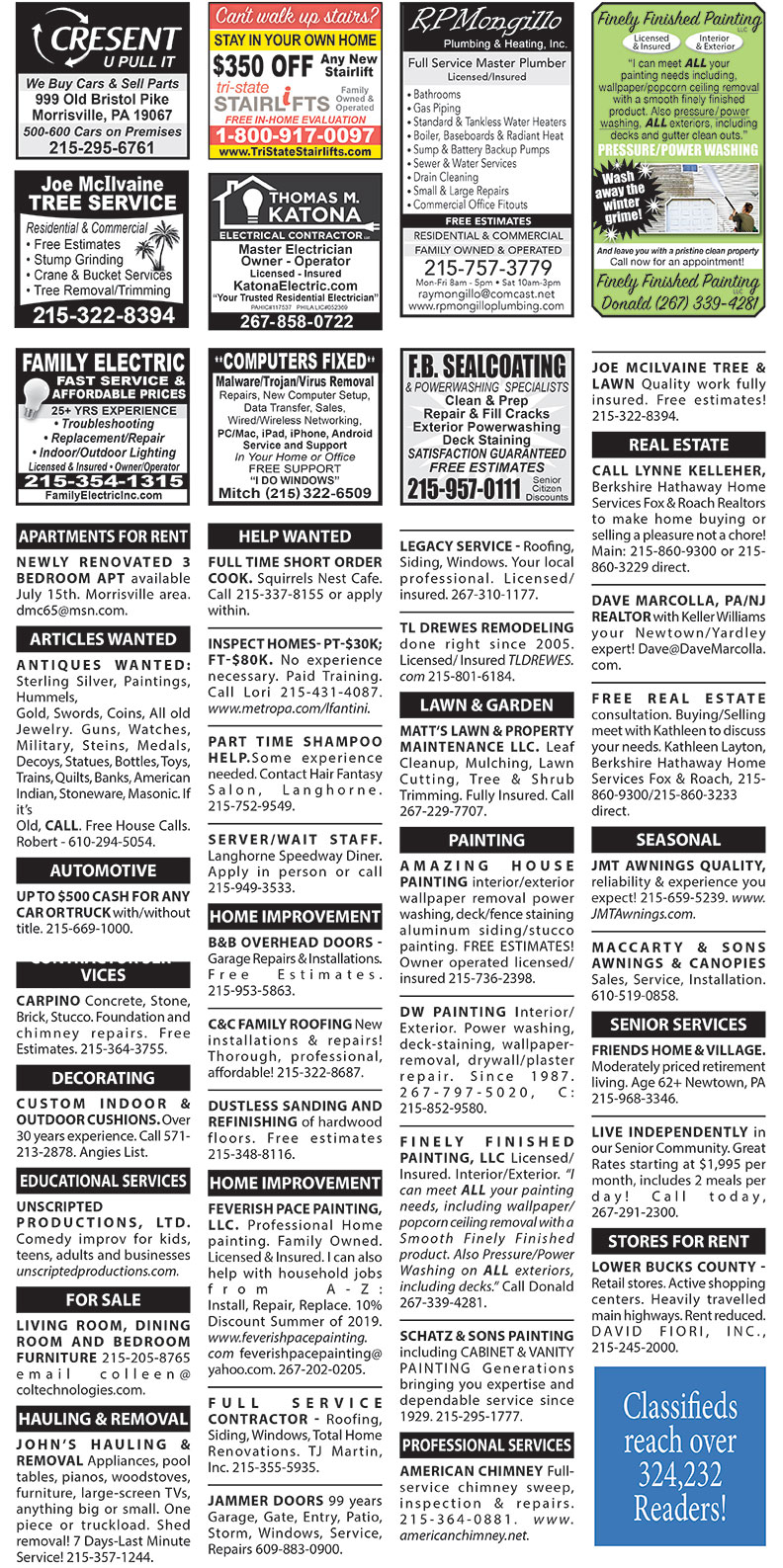 Classifieds - Times Publishing Newspapers, Inc.