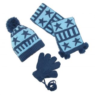 kids hat scarf gloves